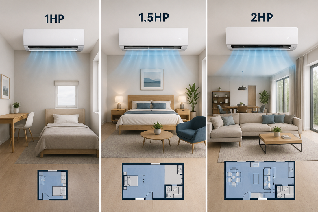 Aircond Size for Room: 1HP vs 1.5HP vs 2HP (2026 Guide)