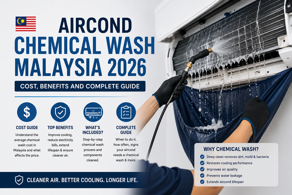 Aircond Chemical Wash Malaysia 2026: Cost, Benefits and Complete Guid